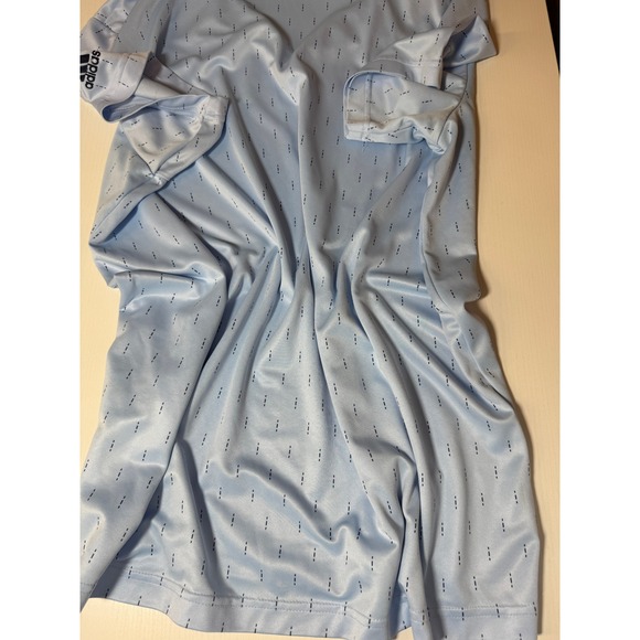 Men's Adidas Golf Polo Shirt Moisture Wicking Athletic Training Print Size XL - Picture 15 of 16